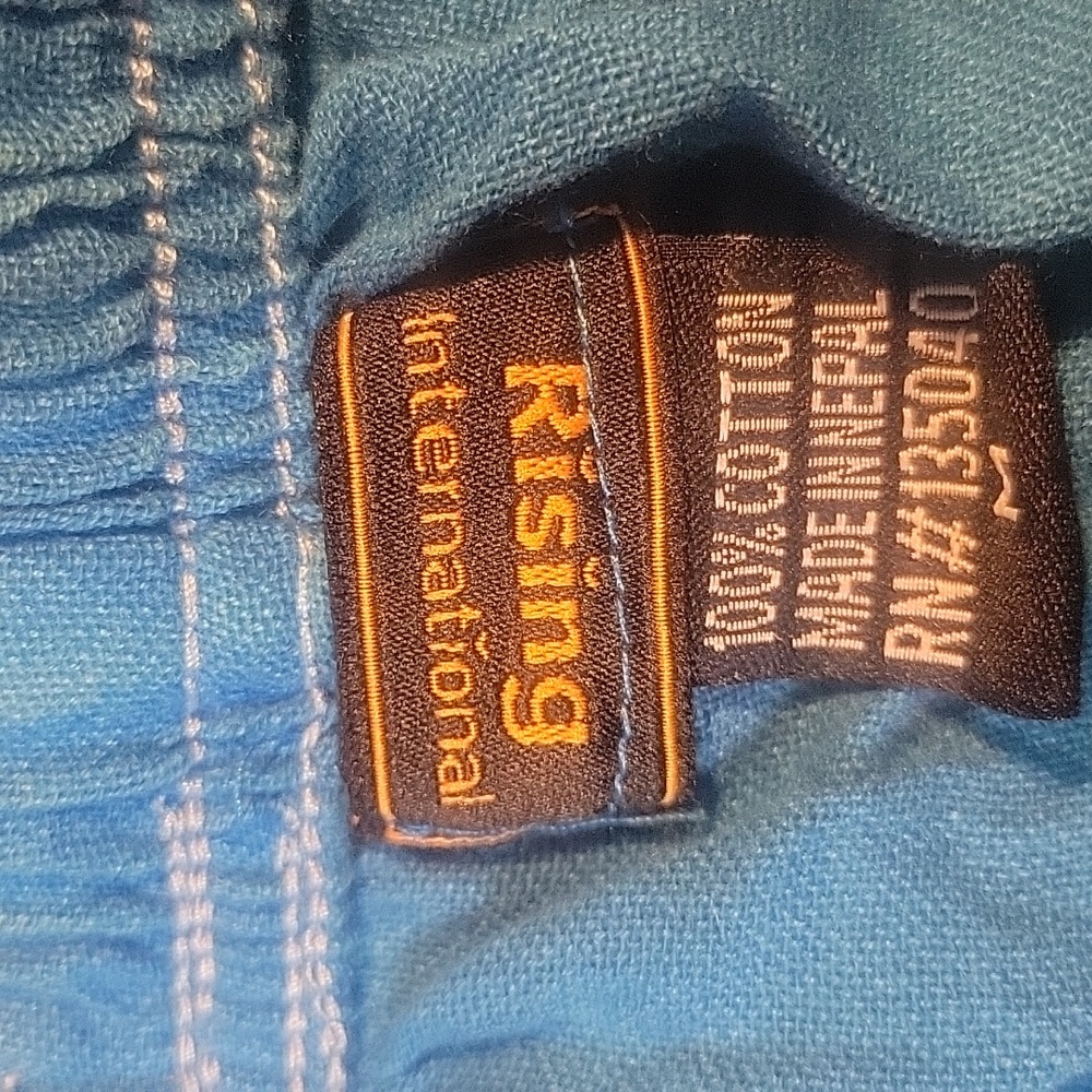 Rising International Multicolor Patchwork Wide Le… - image 9